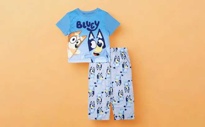 Bluey Fitted 2-Piece Kids Pajama Set 
