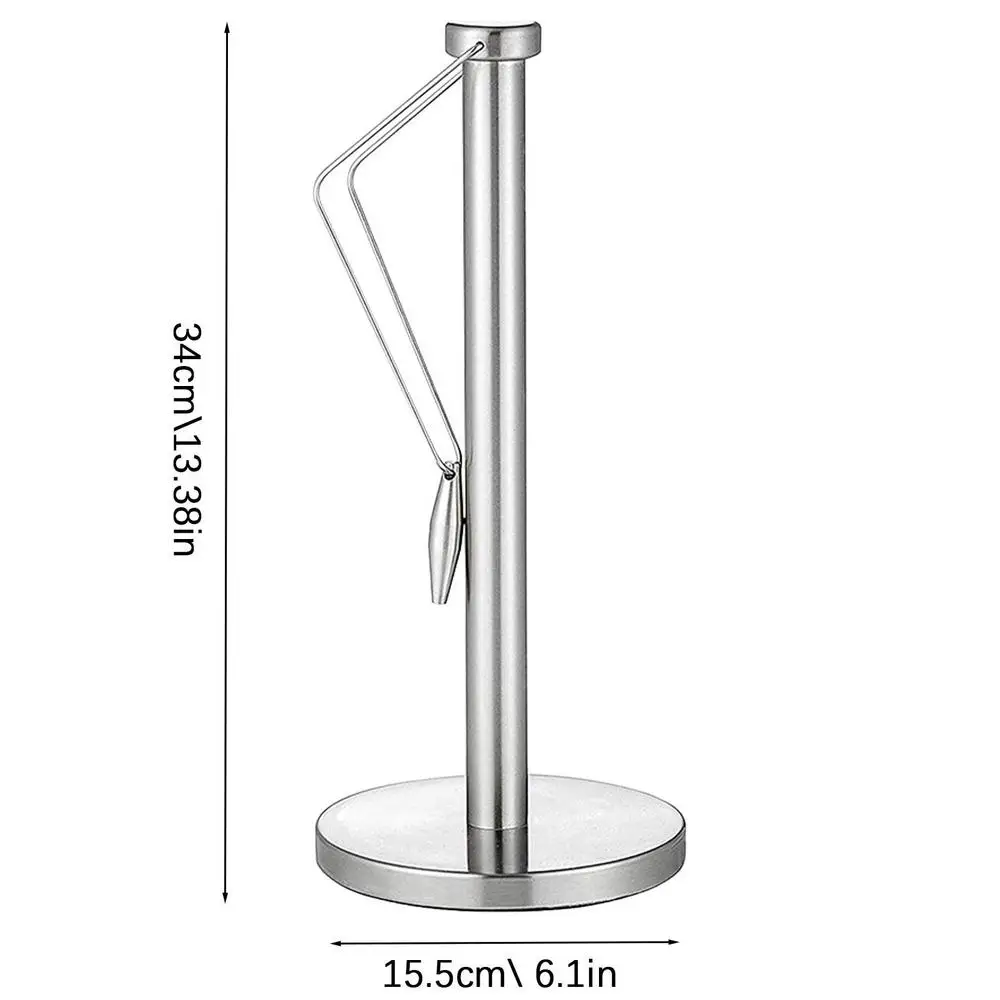 Stainless Steel Vertical Paper Towel Holder Stand