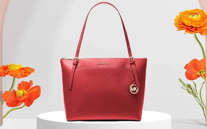 Michael Kors Large Leather Tote Bag 