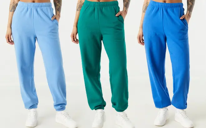 Charlotte Russe Women’s Fleece Jogger Pants 