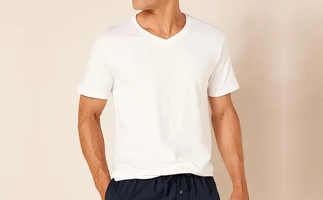 Men’s V-Neck T-Shirt 6-Pack 