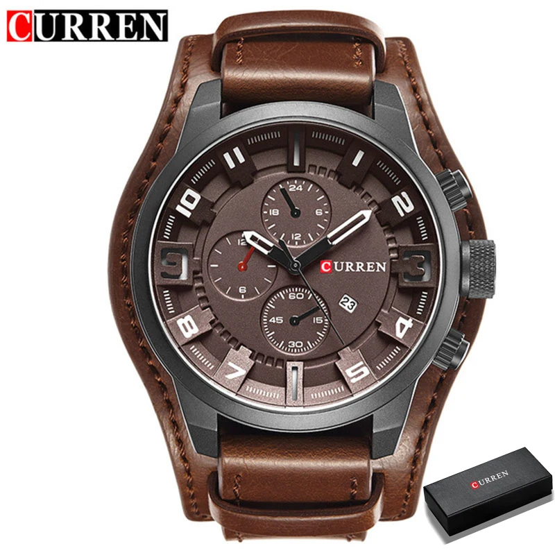 CURREN Men's Luxury Business Watch – Fashion Quartz Wristwatch with Date, Waterproof Design, Top Brand Style 