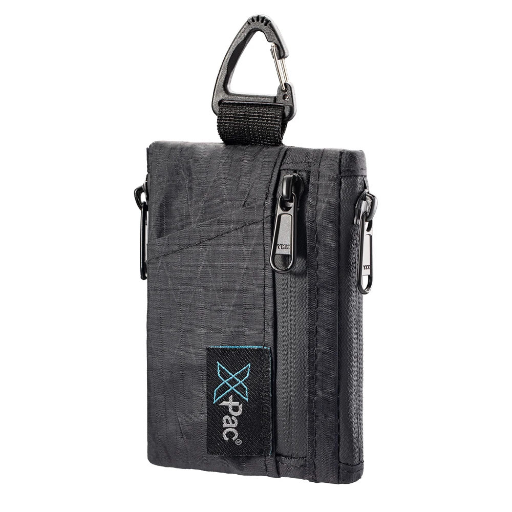 EDC 5-Pocket Multi Pouch X-PAC Wallet Small Keychain Coin Pouch with YKK Zipper EDC Pocket Organizer Utility Pouch for Cards