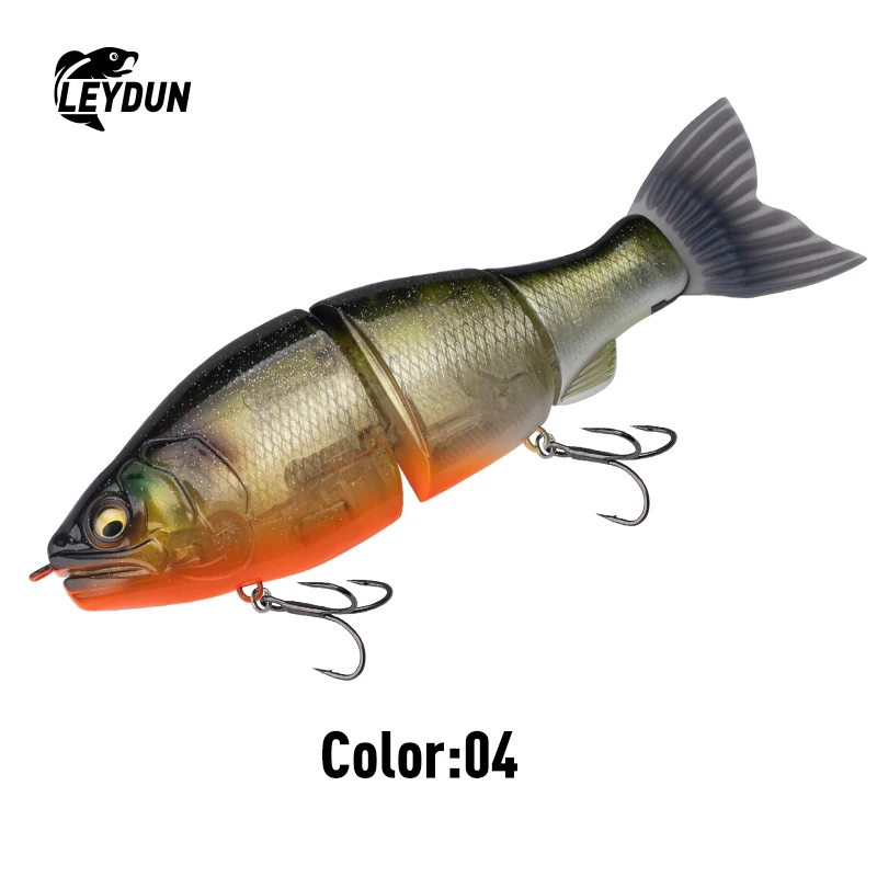 LEYDUN Jointed Claw Swimbait 184mm 2.5oz – Floating Glide Bait with S-Shaped Action, Hard Body Lure for Bass & Big Game Fishing 