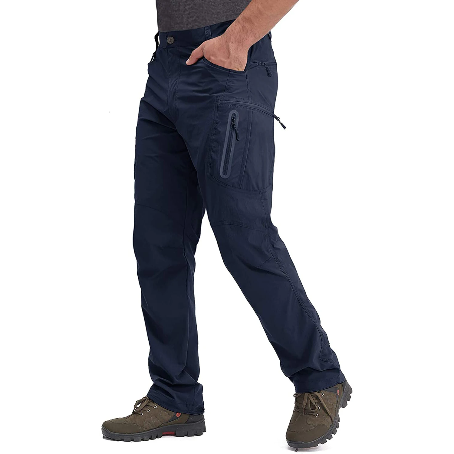 TACVASEN Men’s Lightweight Quick-Dry Cargo Pants – Outdoor Hiking & Fishing Trousers