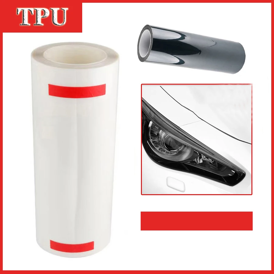 Automotive TPU Headlight Film Intelligent Light Control Car Body Protection Film Repair Scratches Photochromic Modification Film