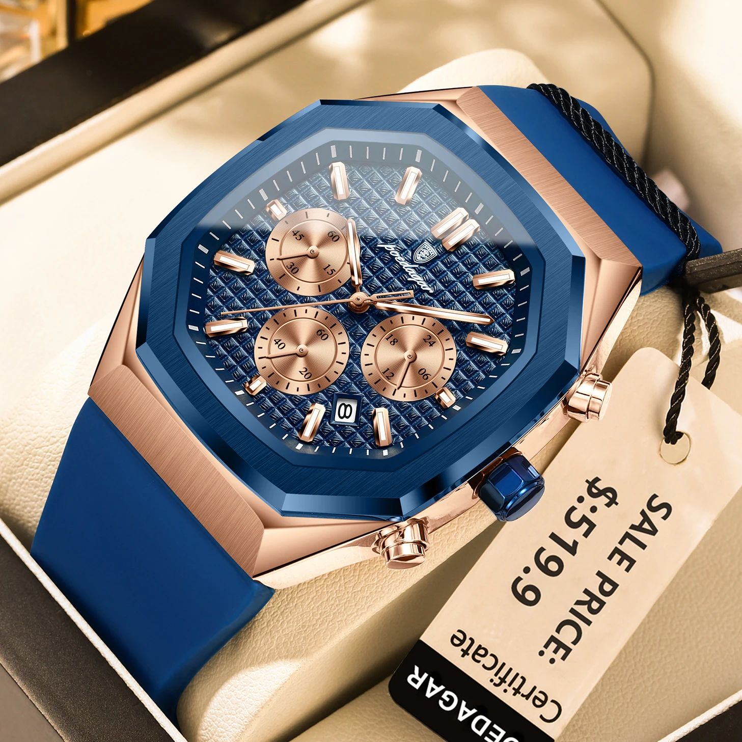 893 RoseGold Blue