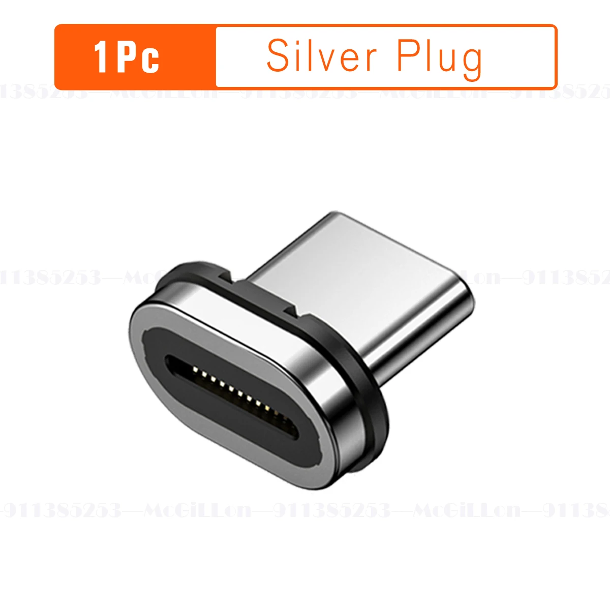 1Pc Plug Silver