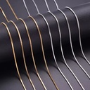 Wholesale 45/50/60/70cm Snake Chain Necklace Stainless Steel Necklaces For Women Men Accessories Vintage Jewelry Collares Hombre