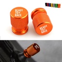 KTM Ready to Race CNC Motorcycle Tire Valve Caps – Durable Alloy Dustproof Covers for Duke & Adventure Series