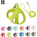Adjustable Reflective Dog & Cat Harness Leash Set – Safe, Comfortable Walking Vest for Small to Medium Pets