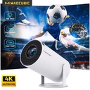 MAGCUBIC HY300 PRO 4K Android Projector – WiFi6, Bluetooth 5.0, Home Cinema & Outdoor Entertainment