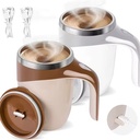 Portable Smart Automatic Magnetic Stirring Mug – Rechargeable Stainless Steel Self-Stirring Cup