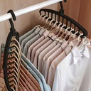 Space-Saving Multi-Hole Clothes Hanger Organizer
