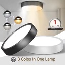 Modern LED Ceiling Spot Light with 3 Color Modes