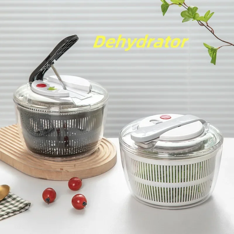 3L Vegetable Salad Spinner & Dehydrator – Quick Wash & Dry