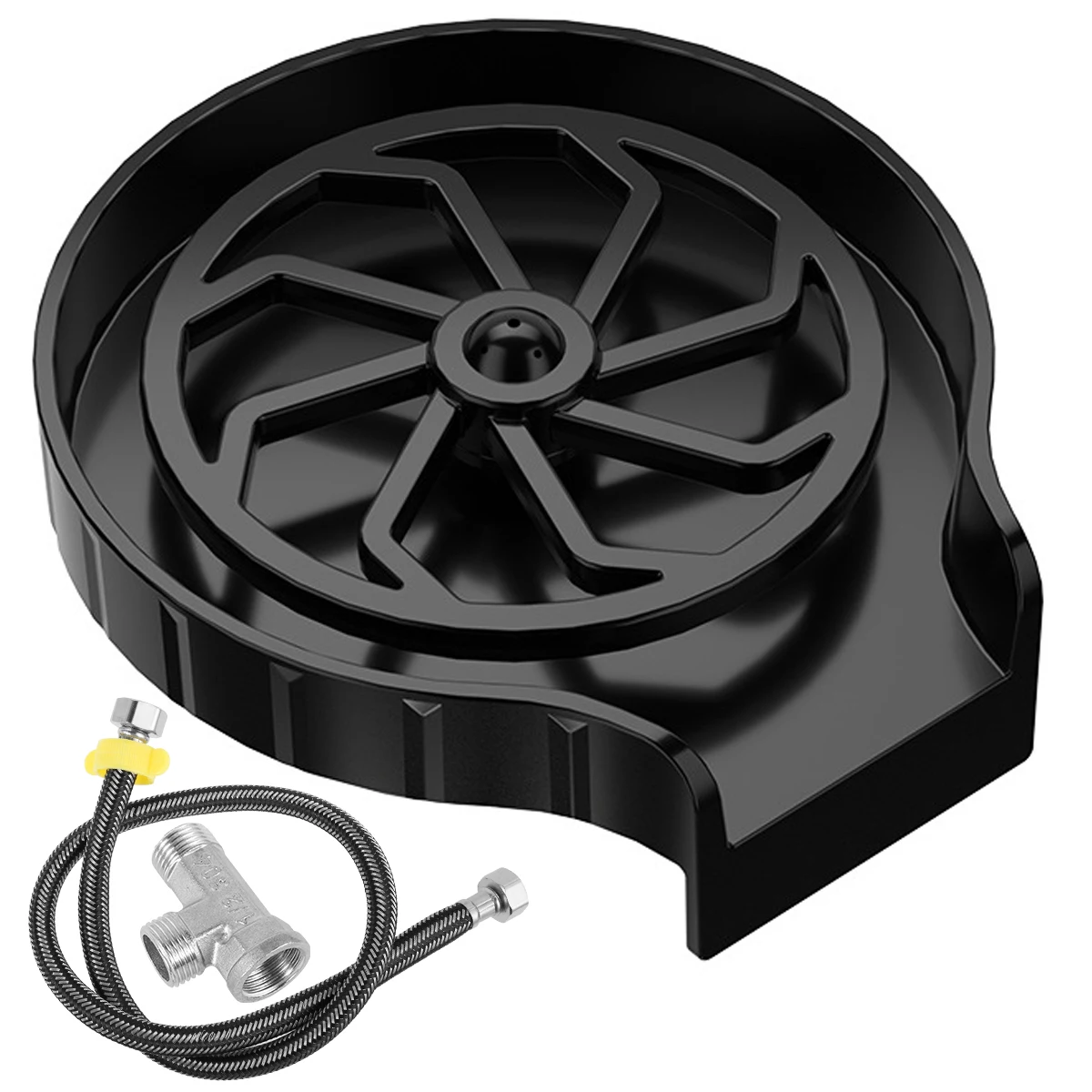 Automatic Cup Rinser for Kitchen Sink – Multi-Angle Glass & Coffee Cup Washer