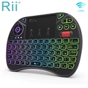 Rii X8 2.4GHz Wireless Backlit Keyboard with Touchpad – Multi-Language Remote for Android TV & PC