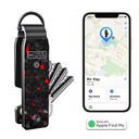 Smart Key Organizer with Apple Find My – Built-in AirTag & GPS Tracking