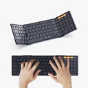 Portable Folding Bluetooth Keyboard with Numeric Keypad