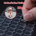 Double Sided Gel Glue Pad Adhesive Dots Fastener Strong Oval Self Adhesive Tape DIY Action Figures Carpet Poster Fixing Tape Pad