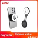 Magnetic Fill Lights For iPhone 17 16 15 14 13/Pro, Photography LED Selfie Ring Lamp Retractable Flip,Compatible With Magsafe