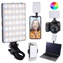 Mini RGB LED Fill Light – Pocket-Size Photography Light for Phone, iPhone, iPad, Laptop & Camera, Clip-On Video/Vlog Lighting 