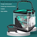 13L foldable live fish bucket EVA thickened fish bucket portable water tank fishing gear live fish box accessories tool
