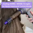 40mm Automatic Curling Nozzle Attachment for Dyson Supersonic – Hair Dryer Styling Accessory