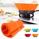 Silicone Splash Pot Lid Anti-Overflow Cover Silicone Pot Cover Splash Oil Cover Oil Screen Ultimate Splatter Guard Fry Pan