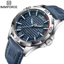 NAVIFORCE Men's Fashion Quartz Watch – Leather Strap Waterproof Sport Wristwatch with Date Display