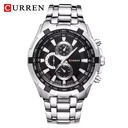 CURREN 2025 Men's Luxury Quartz Watch – Waterproof Military Sport Wristwatch with Stainless Steel Band for Business & Casual Wear 