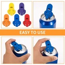 6/12/24pcs Cola Beverage Reusable Easy Can Opener Sealed Drink Beer Coffe Opener Lid Multi FunctionKitchenGadgetCampingAccessory