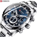 CURREN Men's Luxury Quartz Watch – Waterproof Chronograph, Fashion Wristwatch