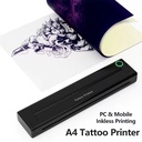 Mini Portable A4 Thermal Printer Multifunctional Tattoo Document Printer Bluetooth HD Printing Tattoo Machine A4 Paper Printer