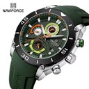 NAVIFORCE Men's Sport Quartz Watch – Waterproof Chronograph, Luminous Military Wristwatch