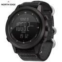 NORTH EDGE APACHE-46 Men's Digital Sports Watch – Altimeter, Barometer, Compass, Waterproof 50M