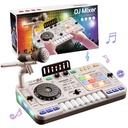 Kids Simulation DJ Mixer Controller Toys Multifunctional Music Effects Electronic Learning Game Birthday Gift for Children