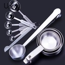 UPORS Stainless Steel Measuring Cups & Spoons – Premium Stackable Kitchen Set