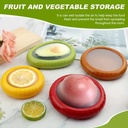 1pc/4pc silicone fruit and vegetable fresh-keeping box
