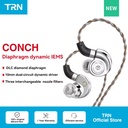 TRN Conch In-Ear Monitors – High-Performance DLC Diamond Diaphragm Dynamic Earphones with Tuning Nozzle Filters, Hi-Fi IEMs for Xiaomi & Android 
