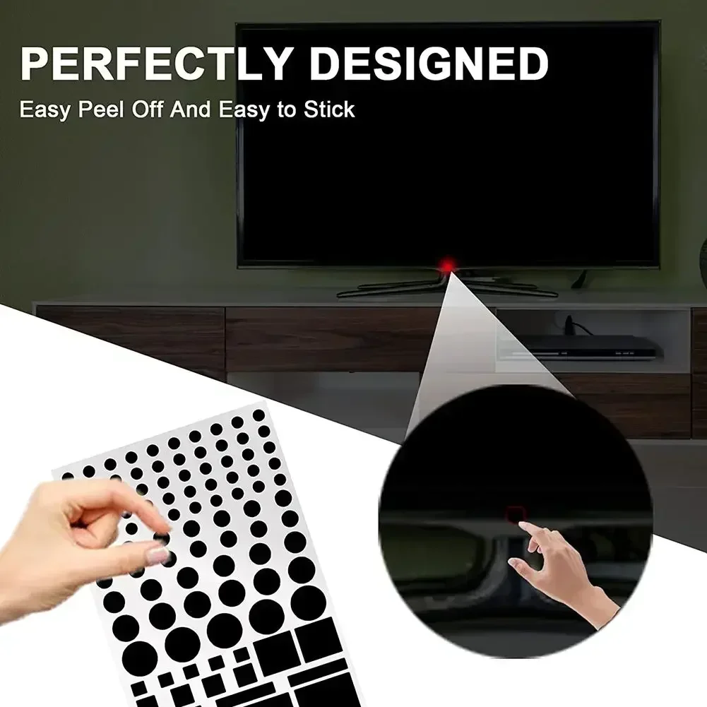 LED Blackout Stickers – Light Dimming Covers for Electronics (50–100% Block)