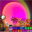 Smart Bluetooth Sunset Projector Lamp – Rainbow Ambient Night Light for Home & Café Decor