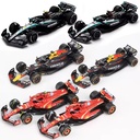 Bburago 1:43 2024 F1 Alloy Car Model Formula Racing Die Cast Toy SF24 RB20 W15 MCL38 Red Bull Mercedes New Season