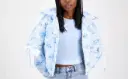 Bow-Trim Puffer Jacket