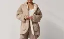 Reversible Fleece Hooded Teddy Robe