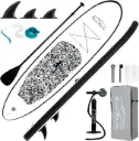 FEATH-R-LITE Inflatable Stand Up Paddle Board – Ultra-Light SUP with Accessories, Non-Slip Deck for Youth & Adults