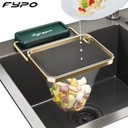 Foldable Kitchen Sink Filter Rack with Disposable Mesh Bags