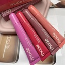 RHODE Cream Blush & Lip Set – Toast Cheek Blusher Stick, Lip Gloss & Lipstick in Salty Tan, Raspberry, Espresso