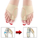 1 Pair Bunion Corrector Toe Separator – Hallux Valgus & Hammer Toe Straightener for Foot Pain Relief